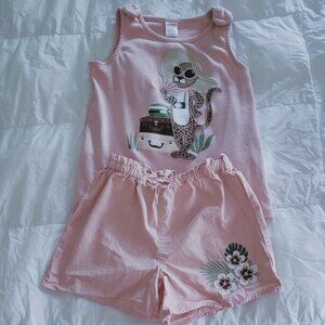 Gymboree Leopard Safari 2-Piece Shorts Set 8